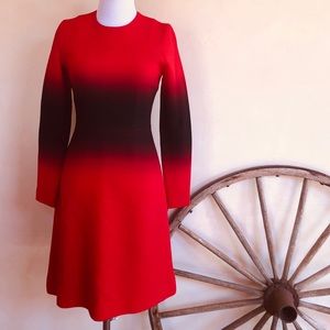 JONATHAN SAUNDERS Ombré All Season Wool Dress NICE